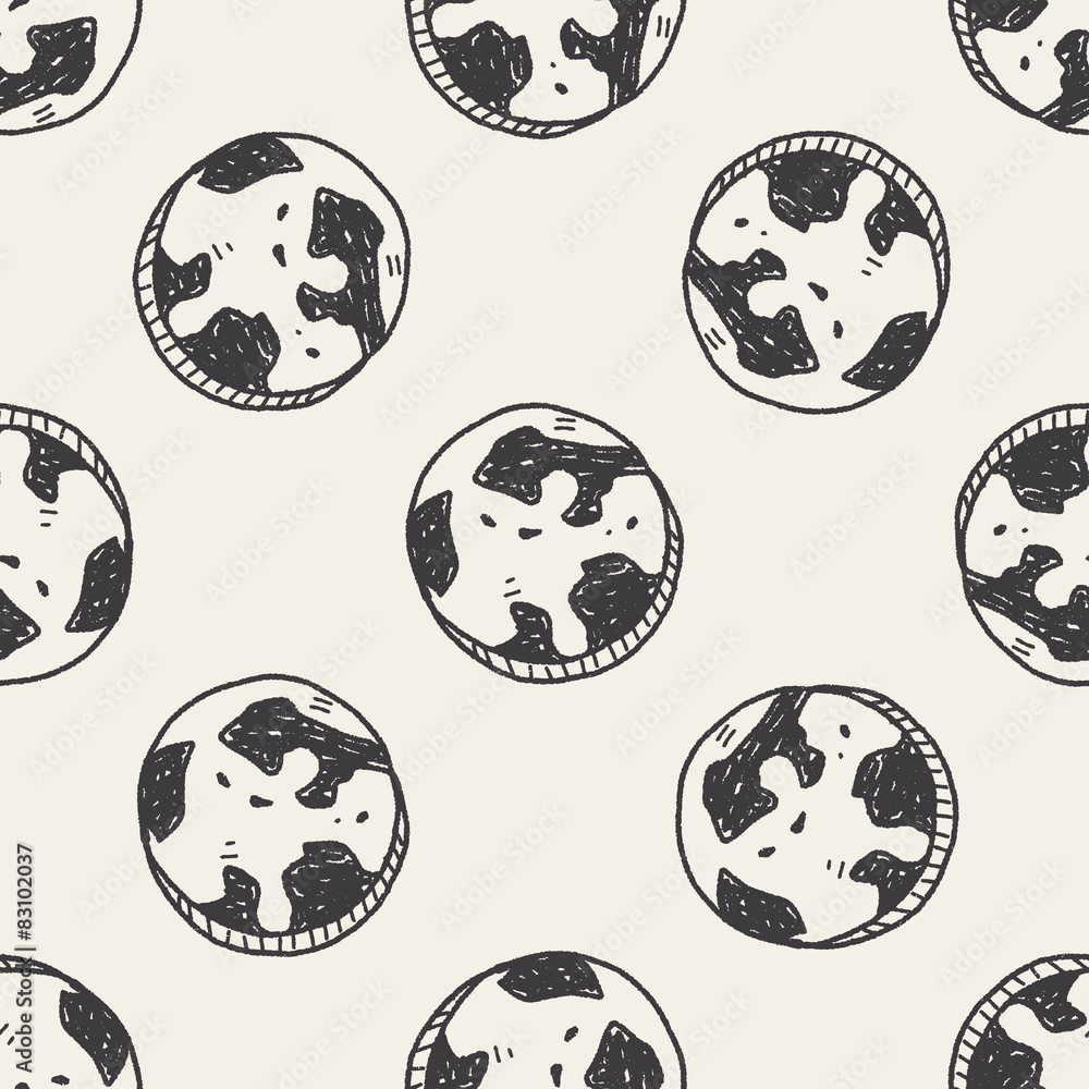 Obraz premium Doodle Globe