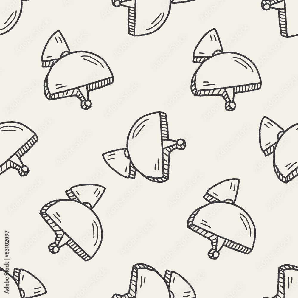 Satellite doodle drawing Satellite doodle drawing
