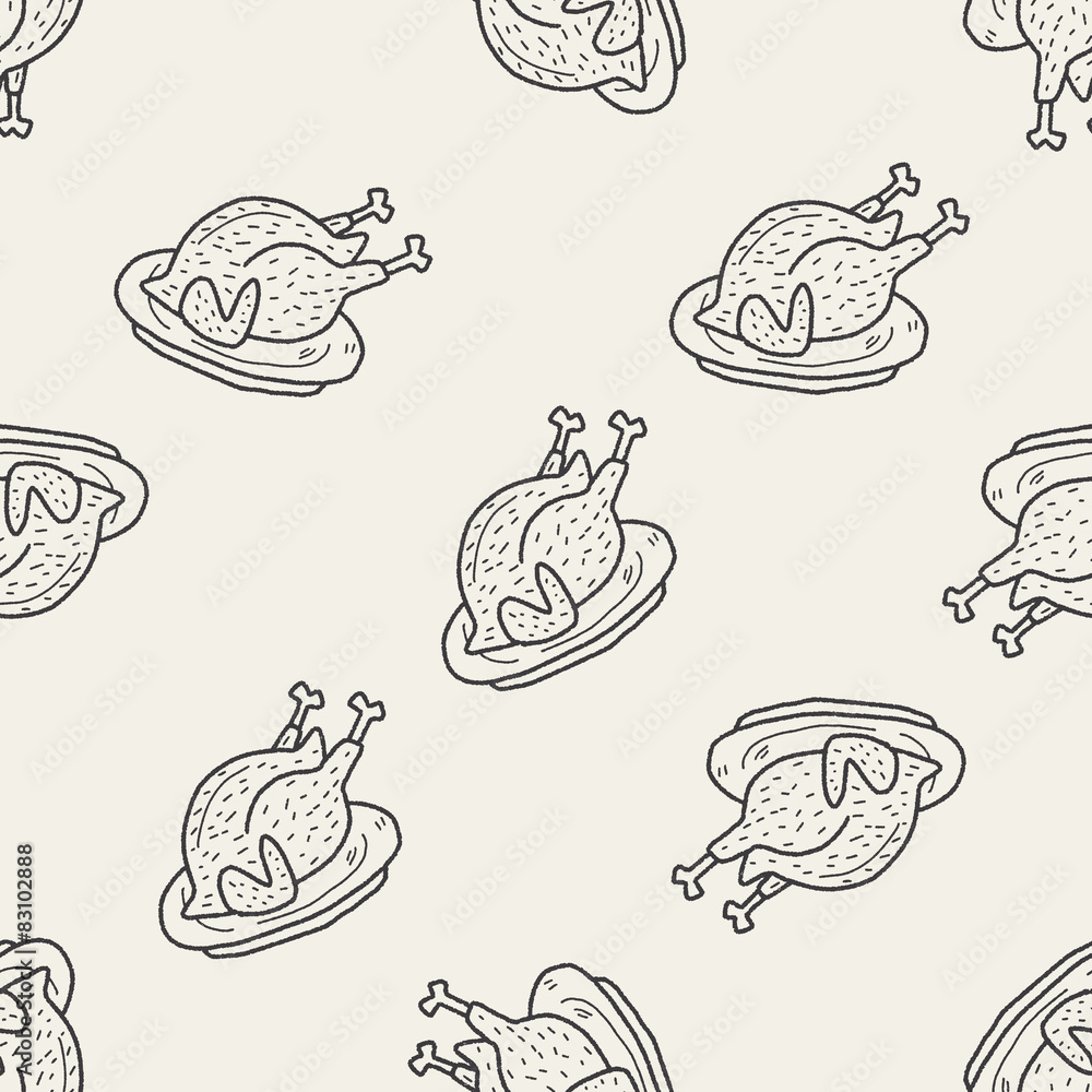 turkey-doodle-seamless-pattern-background-stock-vector-adobe-stock