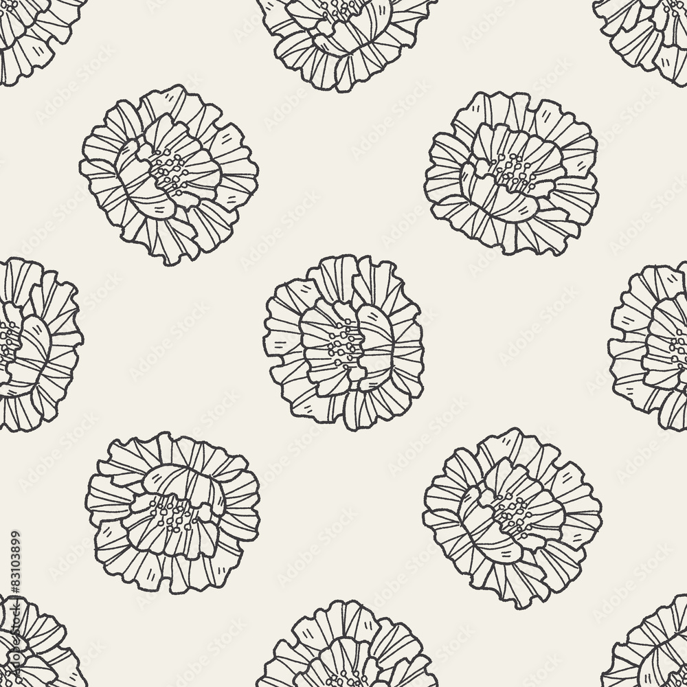 flower doodle seamless pattern background flower doodle seamless pattern background