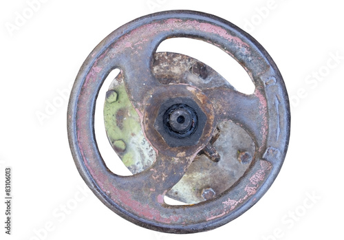 Old industrial valve photo