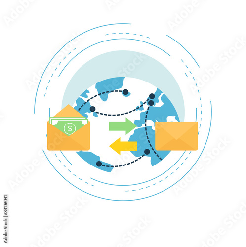 Online transactions concept