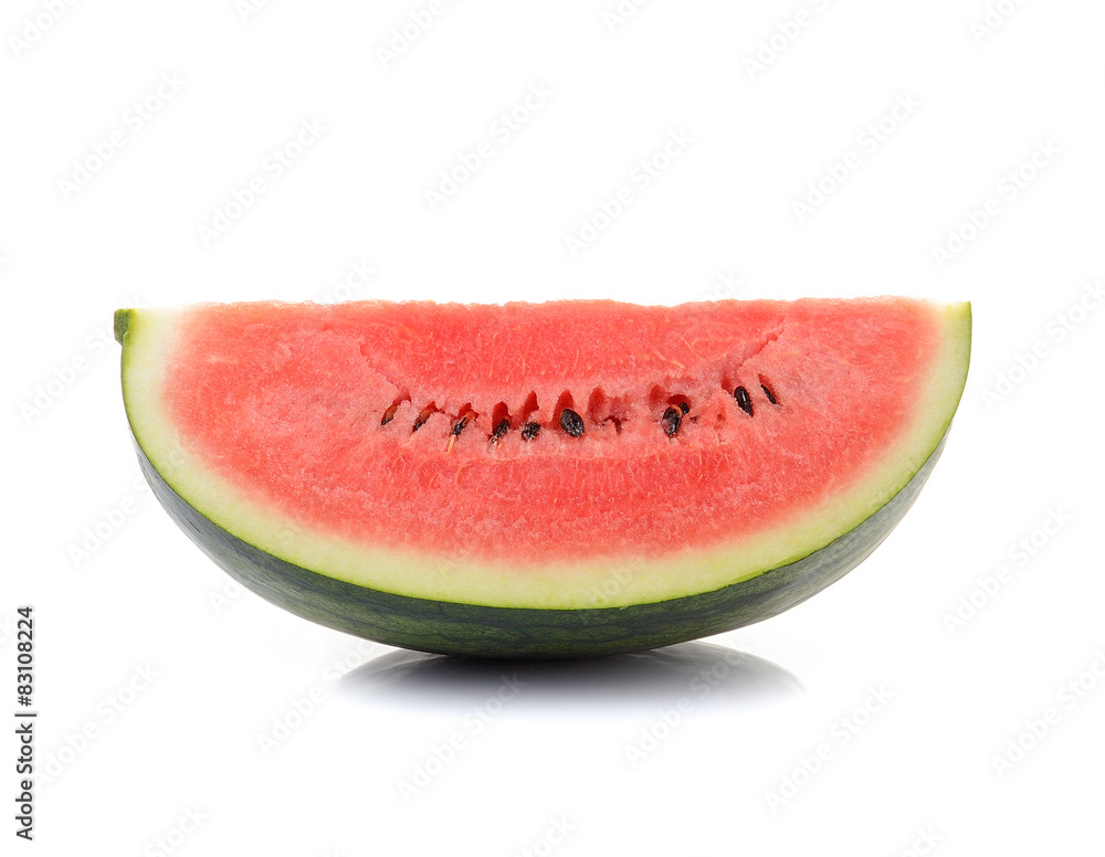 water melon on white background water melon on white background