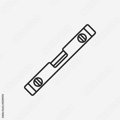 Level line icon