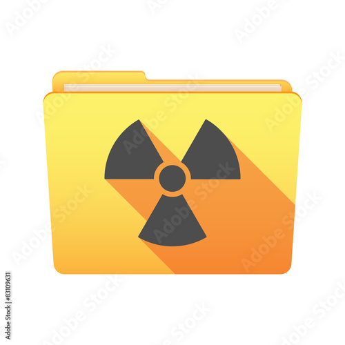 Folder icon with a radio activity sign