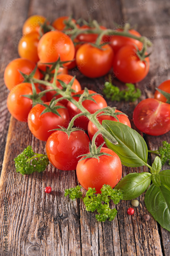 fresh tomato and basil fresh tomato and basil