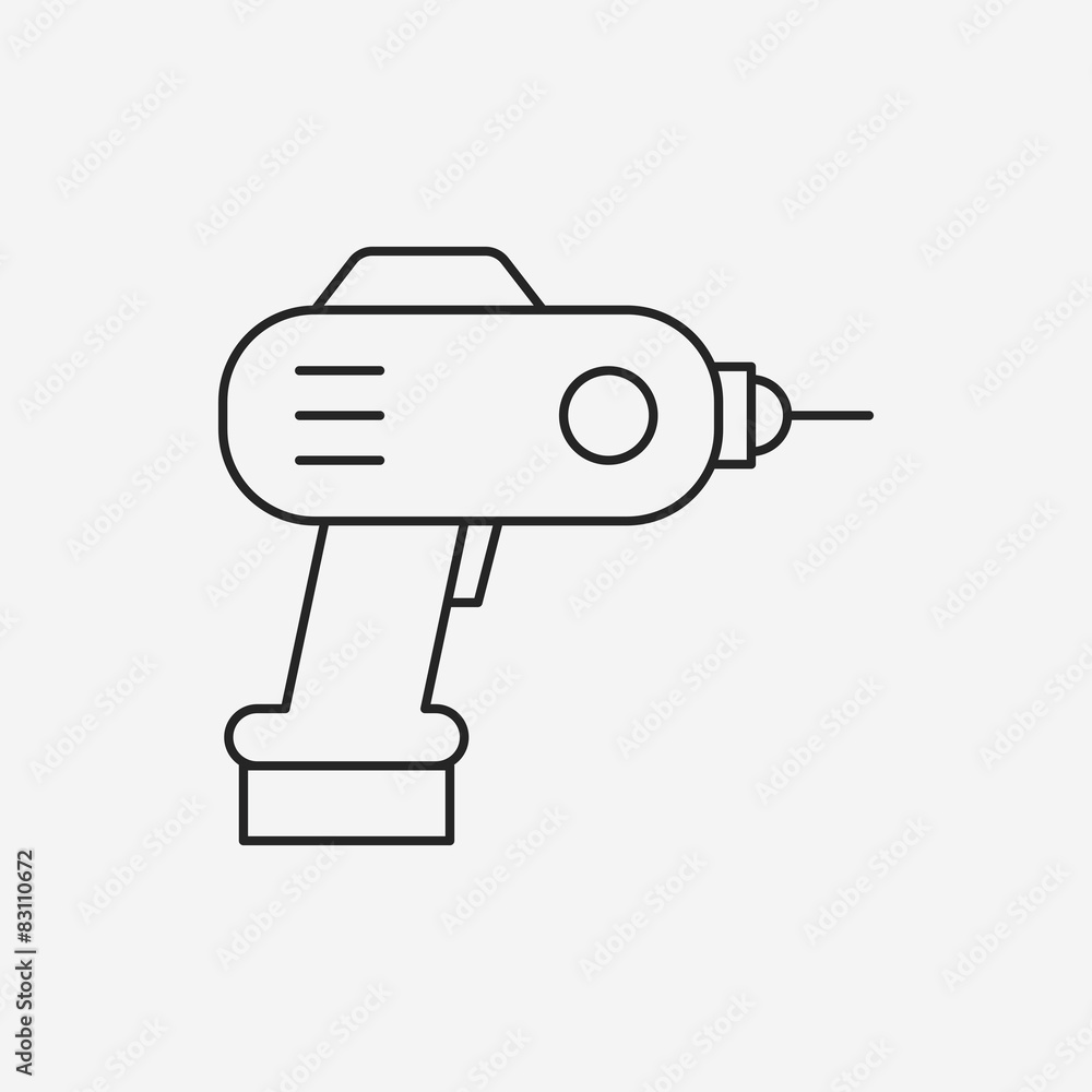 drill line icon drill line icon