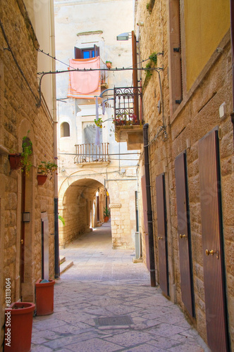 Alleyway. Molfetta. Puglia. Italy.