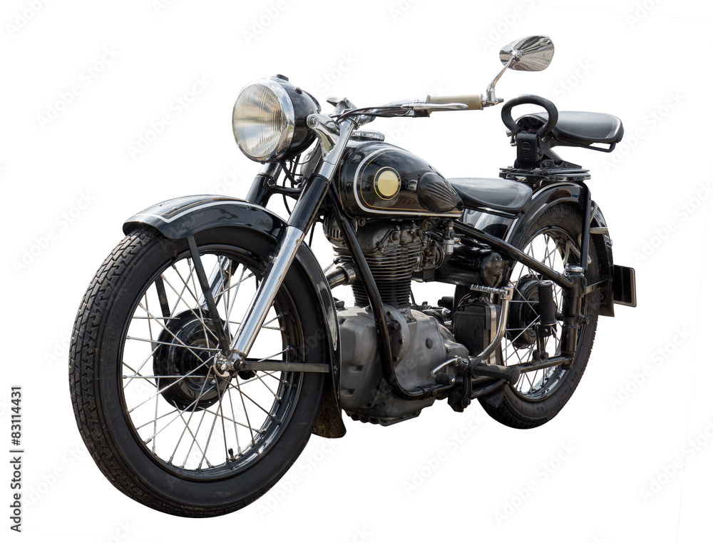 Fototapeta premium altes antikes oldtimer Motorrad, vintage bike
