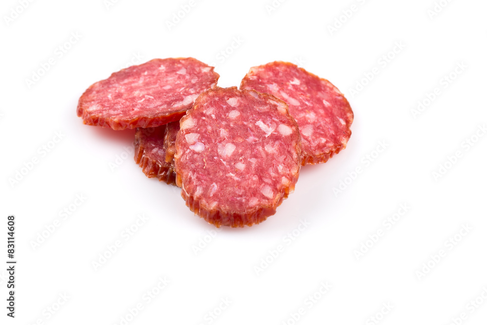 slices of salami slices of salami