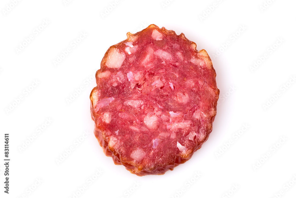 slice of salami slice of salami