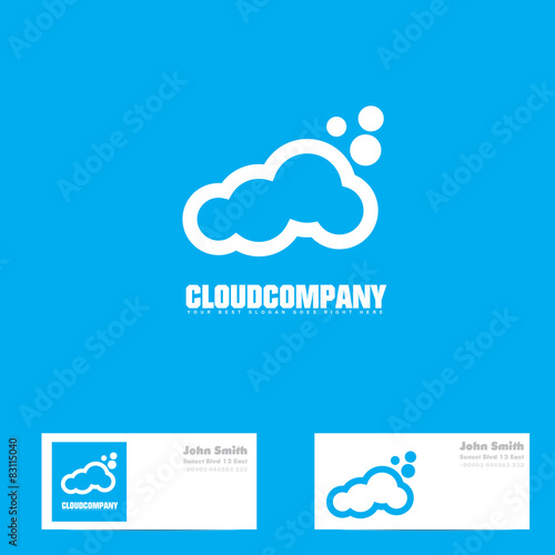 White cloud logo