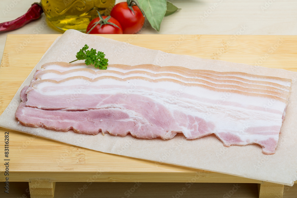 Raw Bacon