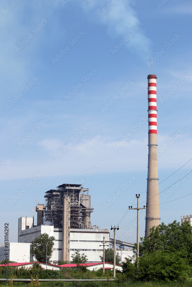 thermal power plant industry zone