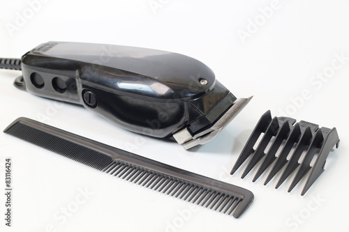 hair clipper isolated on white background