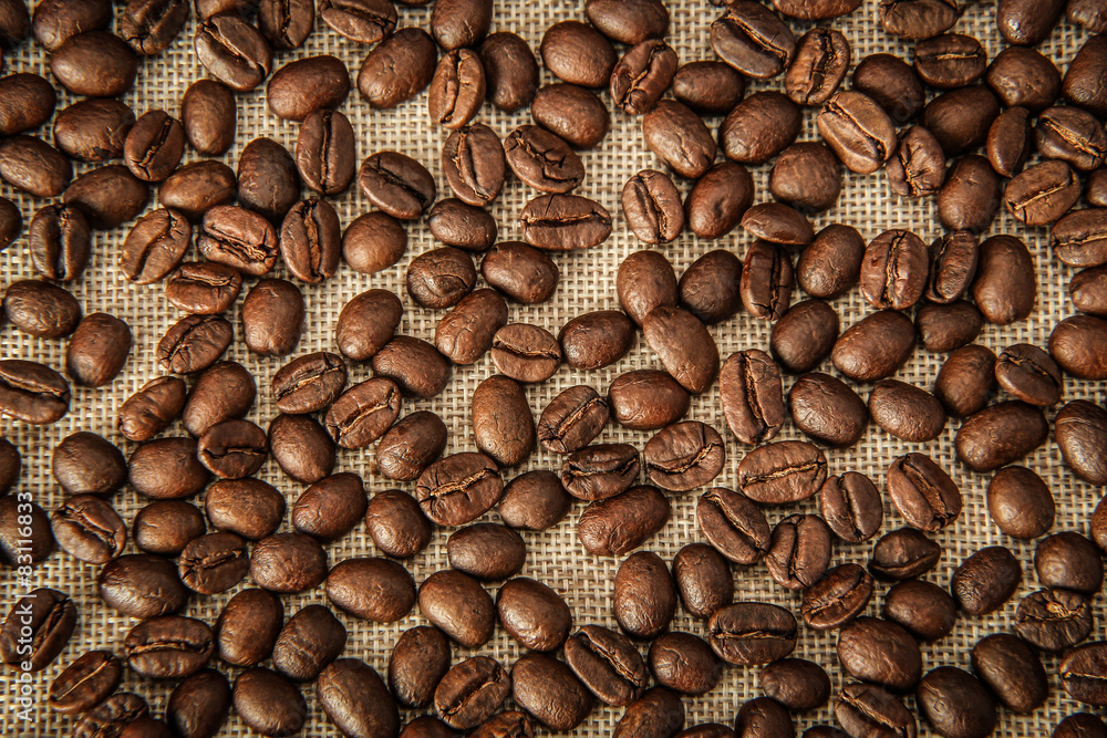 Coffee bean background