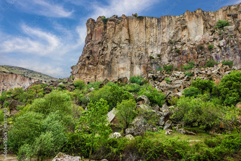 Cappadocia, Anatolia, Turkey. Canyon Ihlara