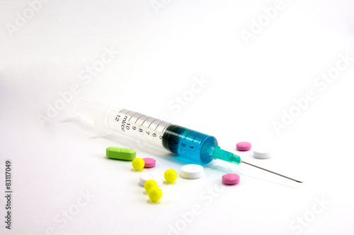 Medication and syringe