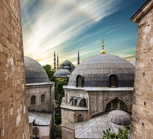 Tablou canvas Blue mosque Sultanahmet, Istanbul, Turkey