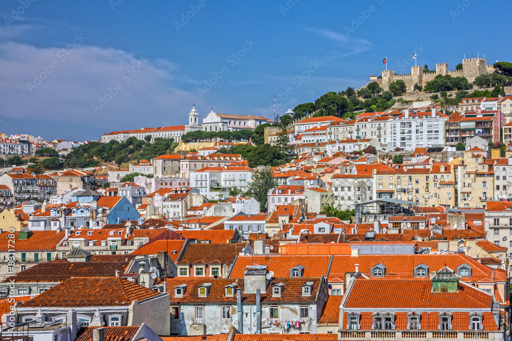 Lisbon old city view, Portugal