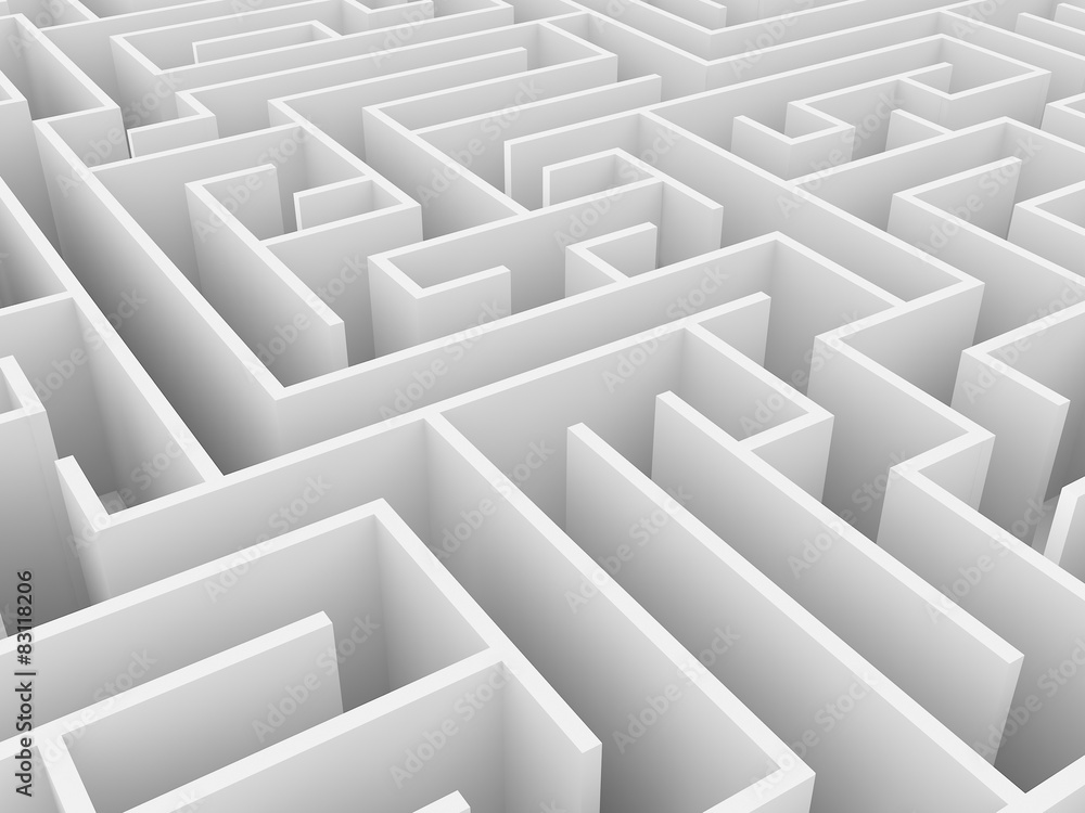 endless maze 3d illustration endless maze 3d illustration