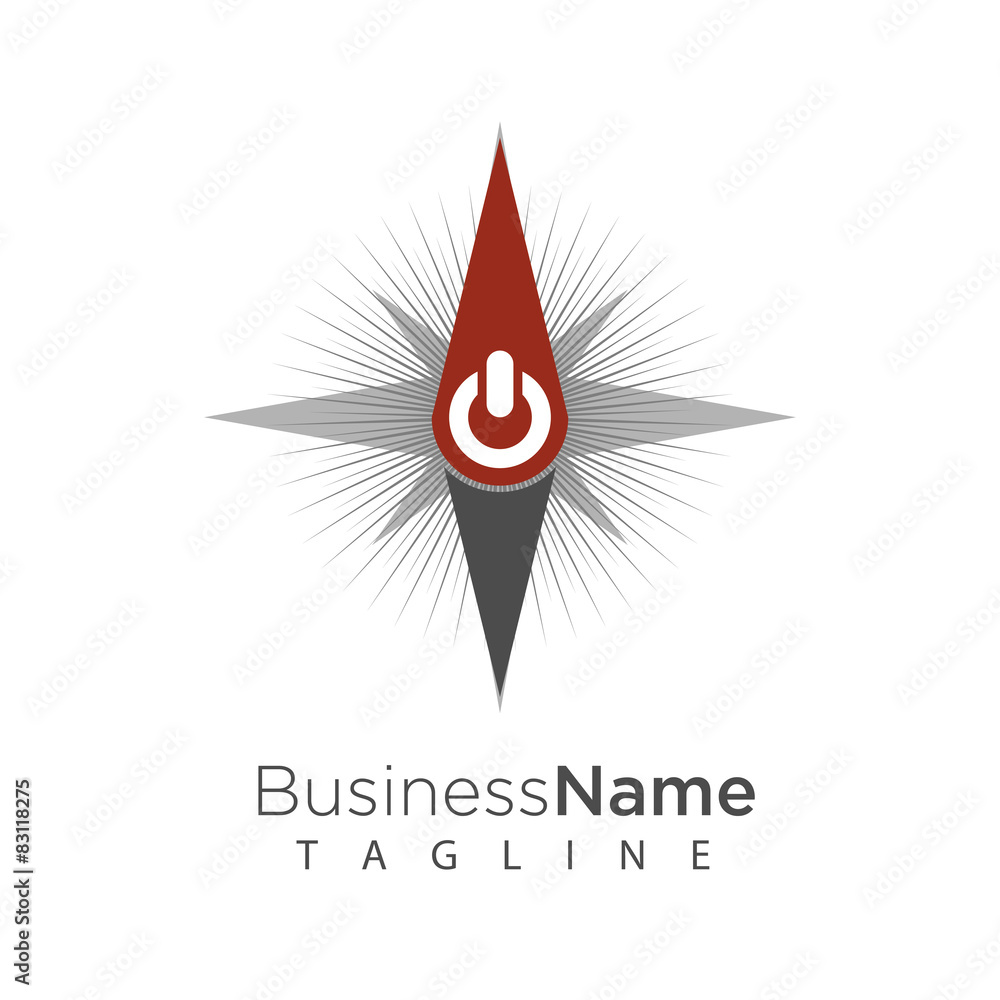 compass vector logo icon compass vector logo icon