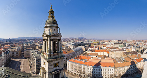 View on Budapest from st. Stephen's Basilica, Hungary