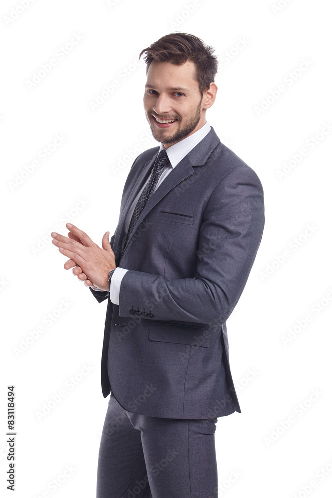 business, people and office concept - businessman in suit business, people and office concept - businessman in suit