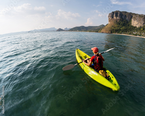 Woman with the kayak © Dudarev Mikhail