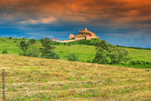 Medieval castle in Rupea,Brasov,Transylvania,Romania,Europe