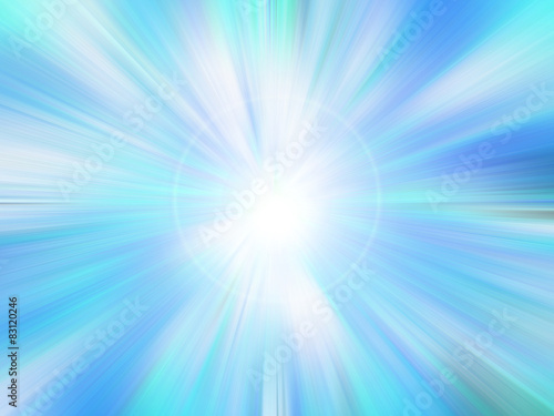 Abstract Christmas winter blue color radiant glowing sparkle background with blur and glare.