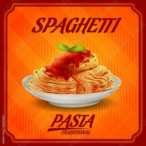 spaghetti traditional pasta