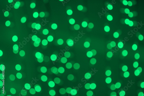 green blurred background