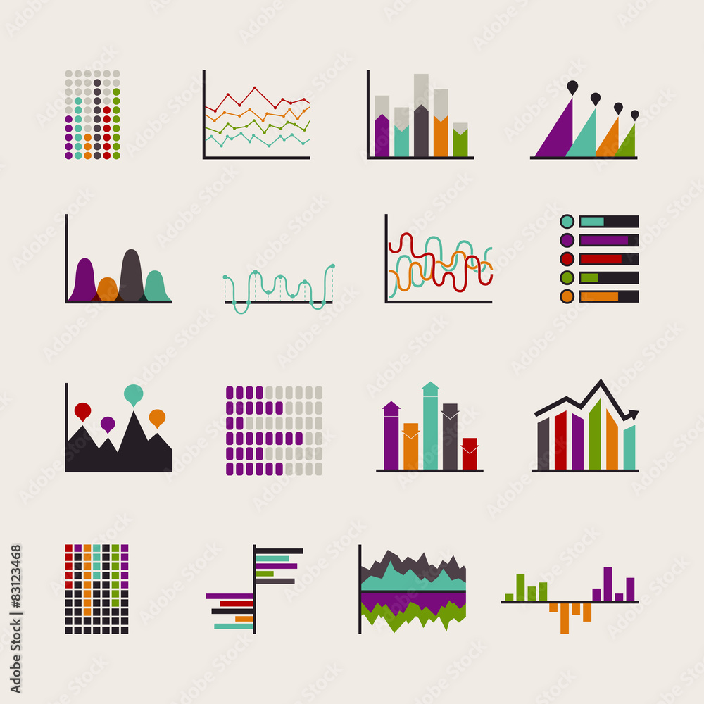 Set schedules for business illustrations. Set schedules for business illustrations.