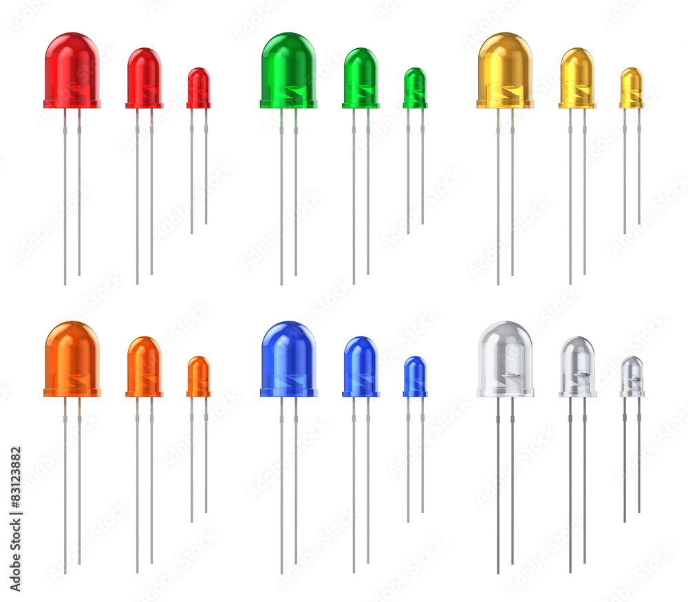 Set of color LEDs Set of color LEDs