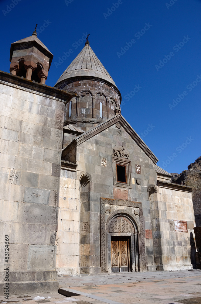Geghard or Ayrivank medieval rock monastery,Armenia