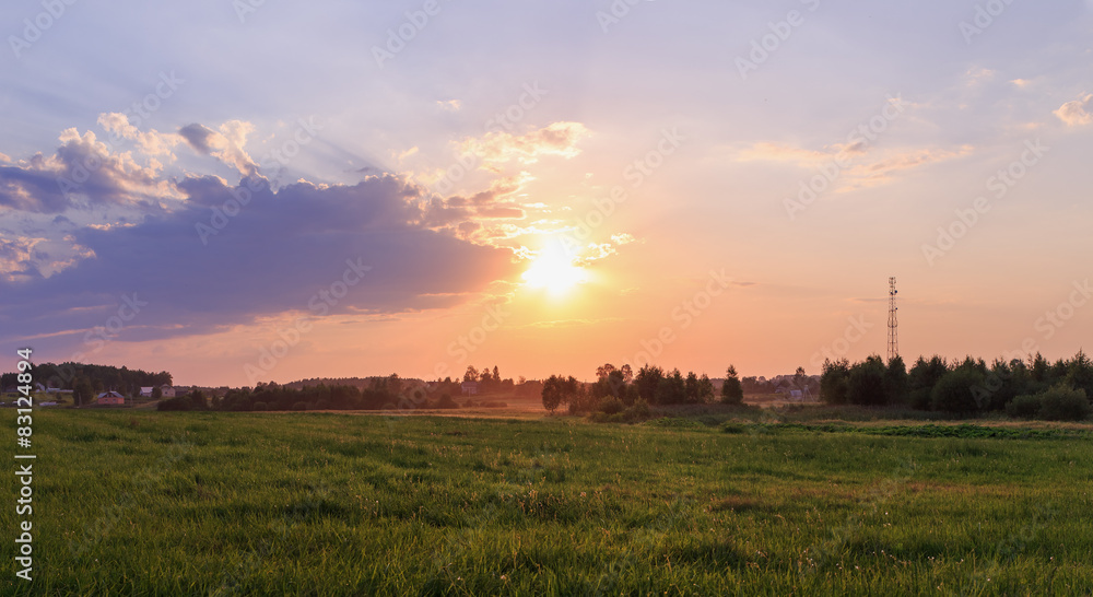 Colorful sunset Colorful sunset
