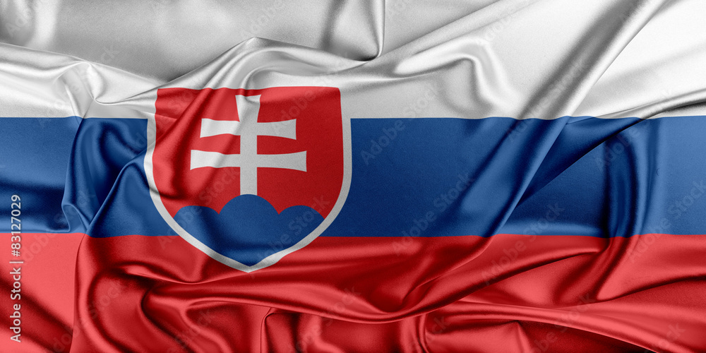 Fototapeta premium Flag of Slovakia