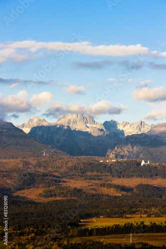 Krivan Mountain and Western part of High Tatras  Slovakia
