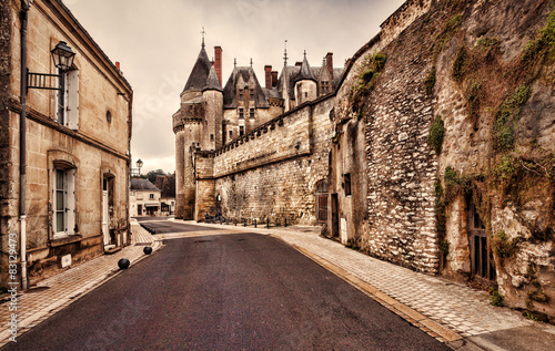 The Chateau de Langeais, France. Located in Langeais in the Loir