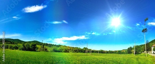A super sunny day in a green field!!!