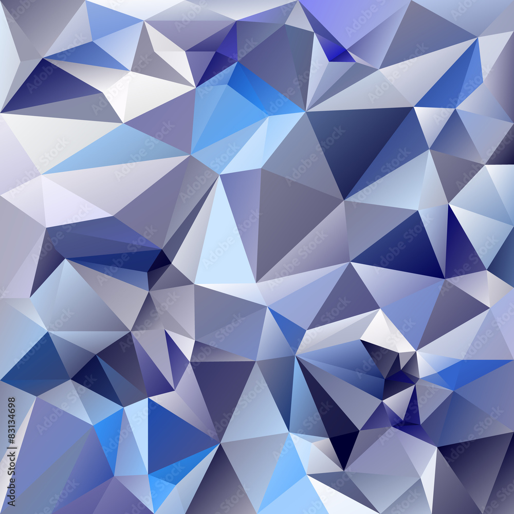 Fototapeta premium vector polygonal background triangular ice glass colors blue