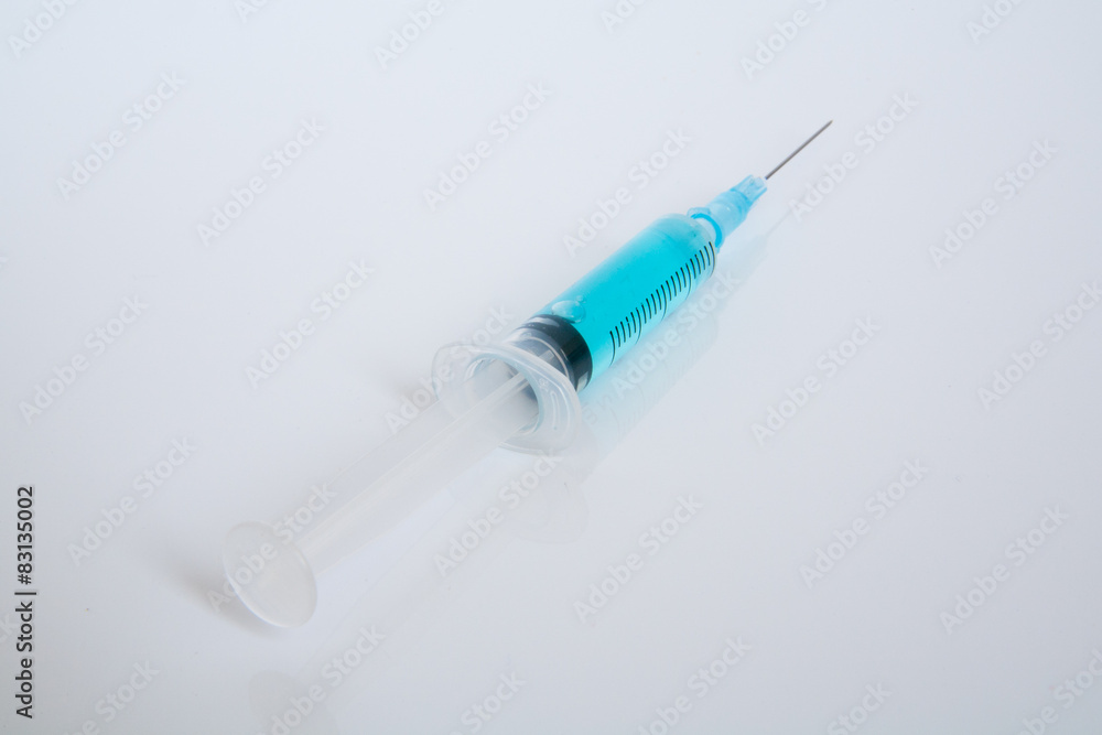 syringes isolated on white syringes isolated on white