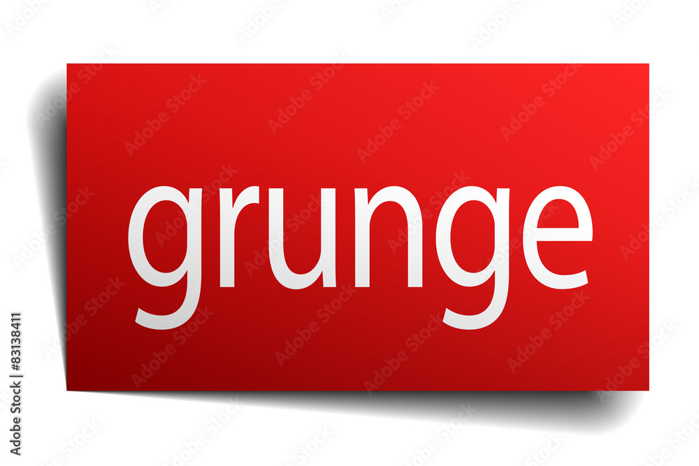 grunge red square isolated paper sign on white grunge red square isolated paper sign on white