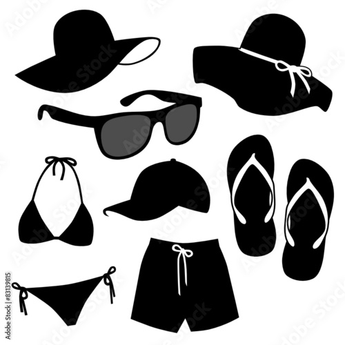 Set of Beach Clothes