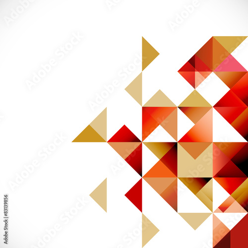 Abstract triangle modern template for business or technology