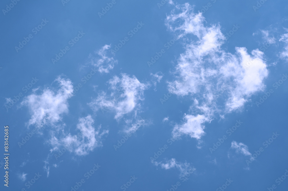 Blue sky with clouds Blue sky with clouds