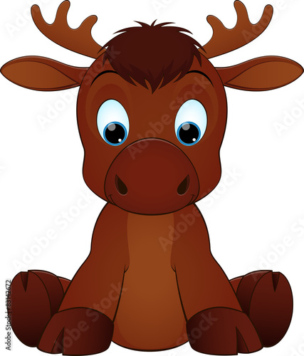 Funny moose
