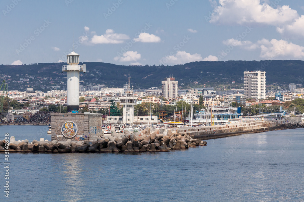 The lighthouse in Varna, Bulgaria