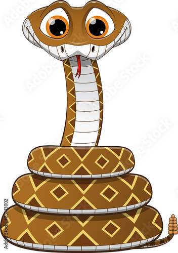 Illustration of a rattlesnake